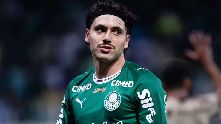 Mauricio jogador do Palmeiras durante partida contra o Jacuipense no estadio Arena Allianz Parque pelo campeonato Copa Do Brasil 2026. Foto: Ettore Chiereguini/AGIF