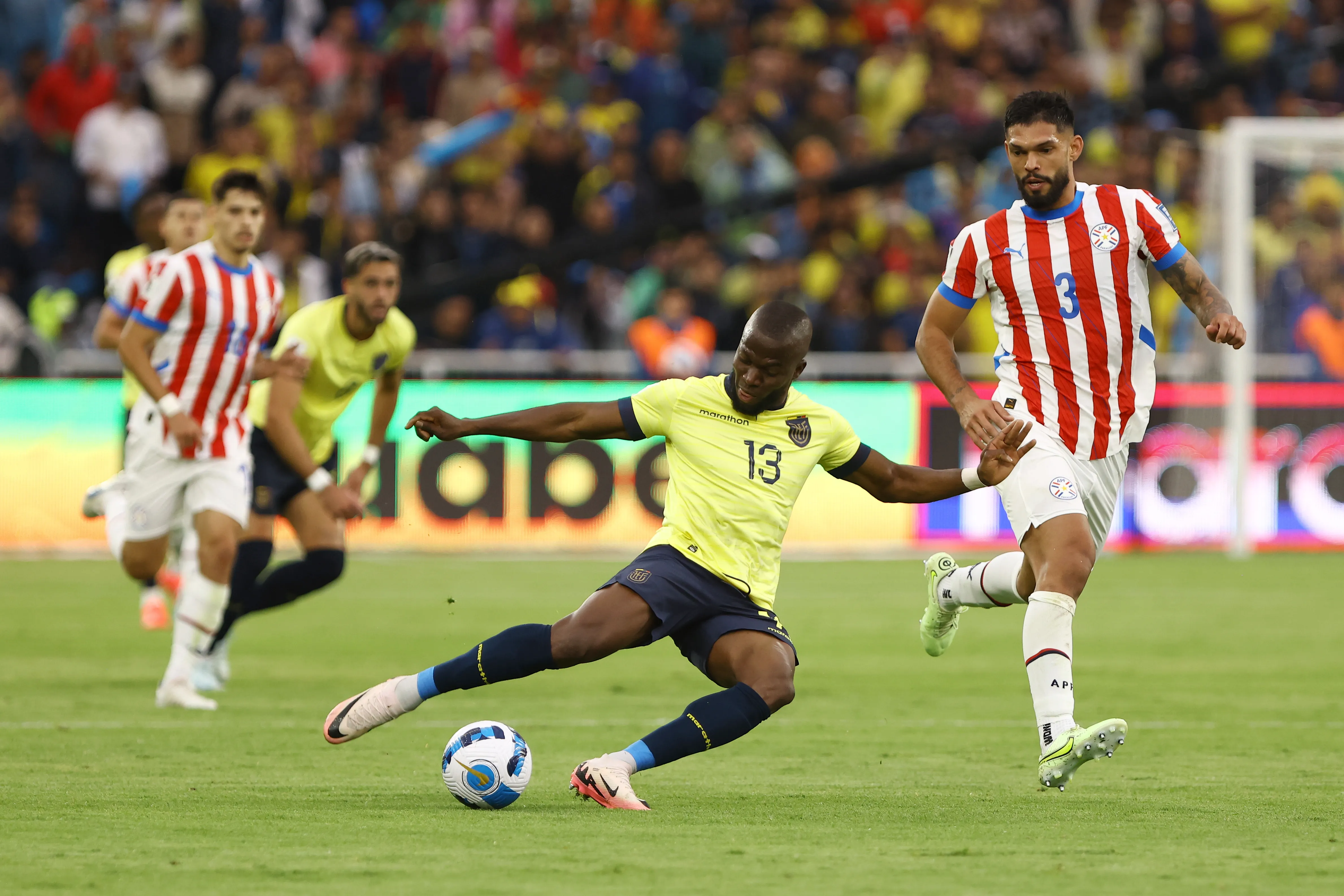 Enner Valencia atuando na Seleção Equatoriana – (Photo by Franklin Jacome/Getty Images)