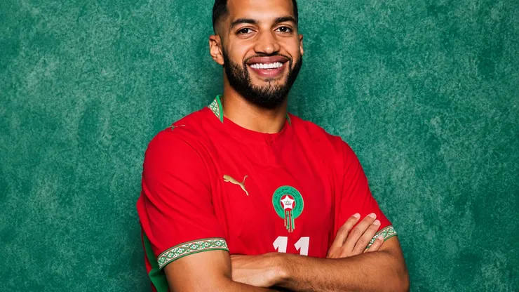 Saibari, atacante do Marrocos (1). Foto: Charlotte Wilson /FIFA via Getty Images