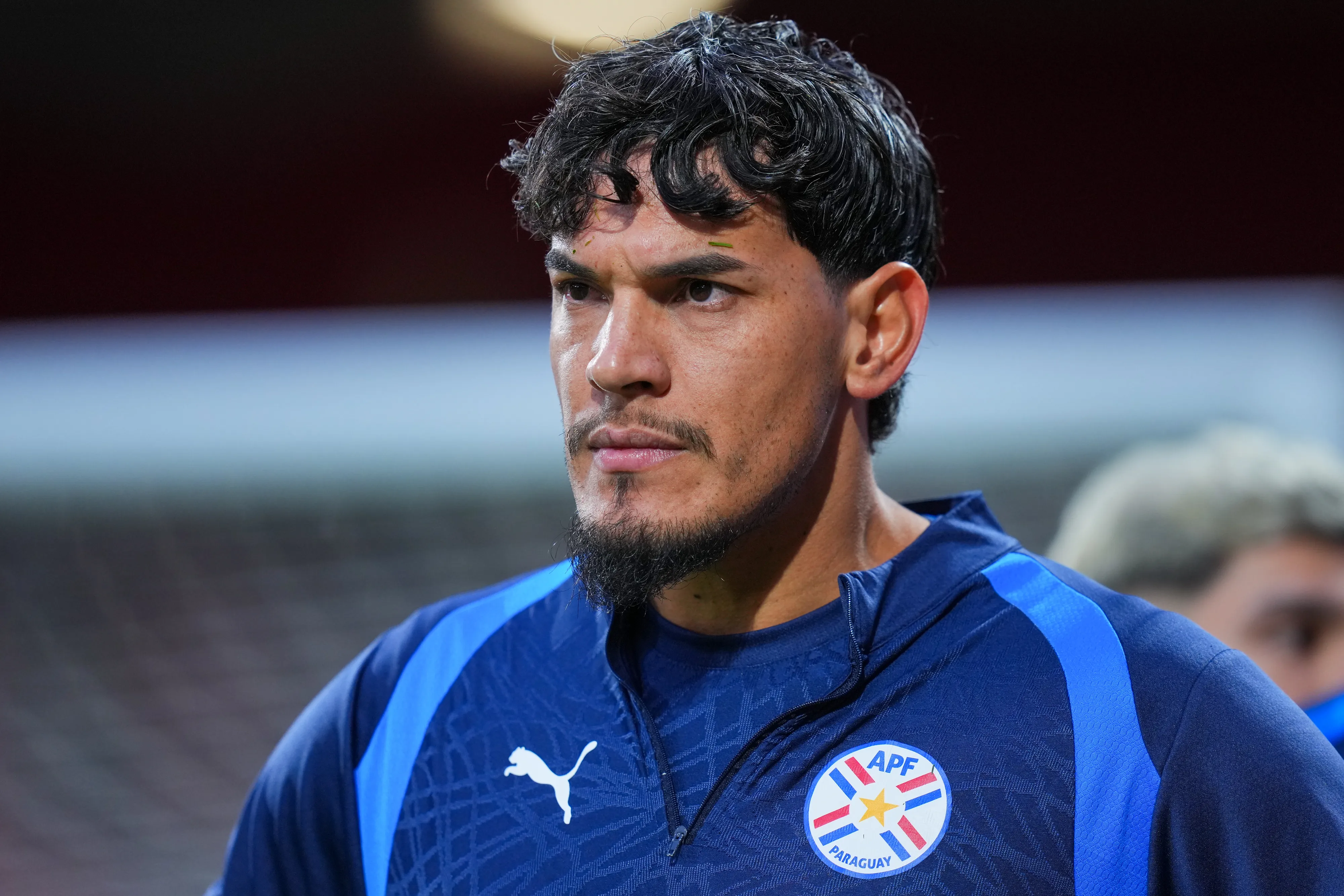Gustavo Gómez fez uma partida abaixo do esperado – Foto: Franco Arland/Getty Images.