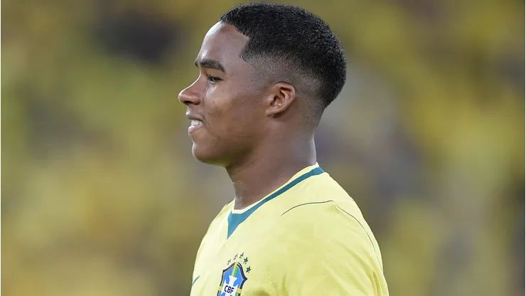 RJ - RIO DE JANEIRO - 31/05/2026 - AMISTOSO, SELECAO BRASILEIRA X PANAMA - Endrick jogador do Selecao Brasileira durante partida contra o Panama no estadio Maracana pelo campeonato Amistoso. Foto: Thiago Ribeiro/AGIF