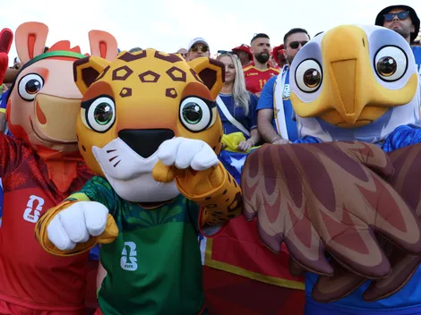 Policiais no Peru usam disfarce de mascotes da Copa