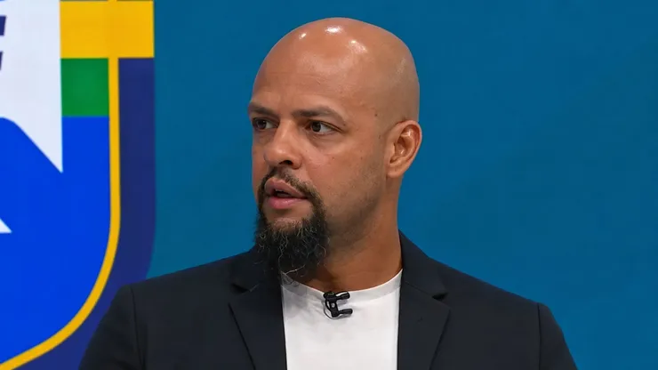 Felipe Melo comenta sobre Brasil x Marrocos na Copa do Mundo. Foto: Reprodução/SporTV