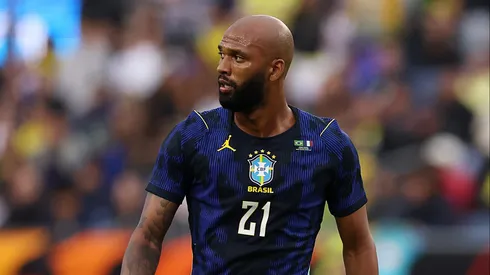 FOXBOROUGH, MASSACHUSETTS – MARCH 26: Igor Thiago #21 of Brazil during the international friendly match between Brazil and France at Gillette Stadium on March 26, 2026 in Foxborough, Massachusetts. (Photo by Maddie Meyer/Getty Images)