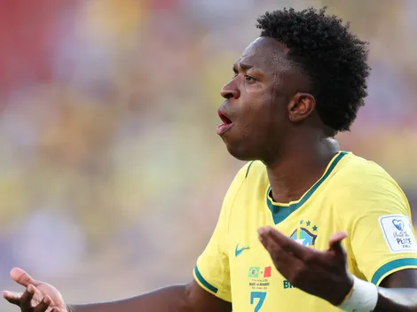 Travis Scott viraliza ao comemorar gol de Vini Jr.