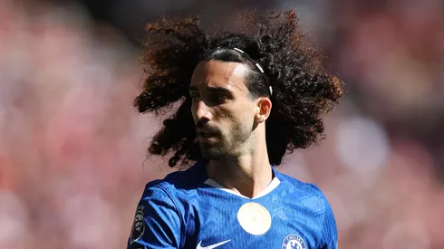 SUNDERLAND, ENGLAND – MAY 24: Marc Cucurella of Chelsea looks on during the Premier League match between Sunderland and Chelsea at Stadium of Light on May 24, 2026 in Sunderland, England. (Photo by George Wood/Getty Images)