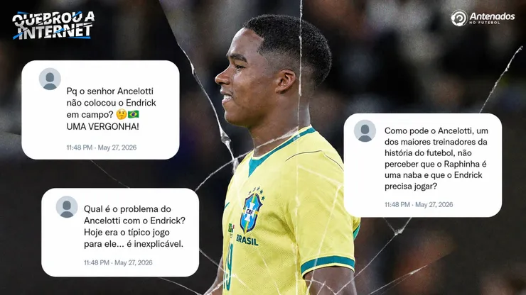 Endrick não estreou na estreia do Brasil na Copa do Mundo
