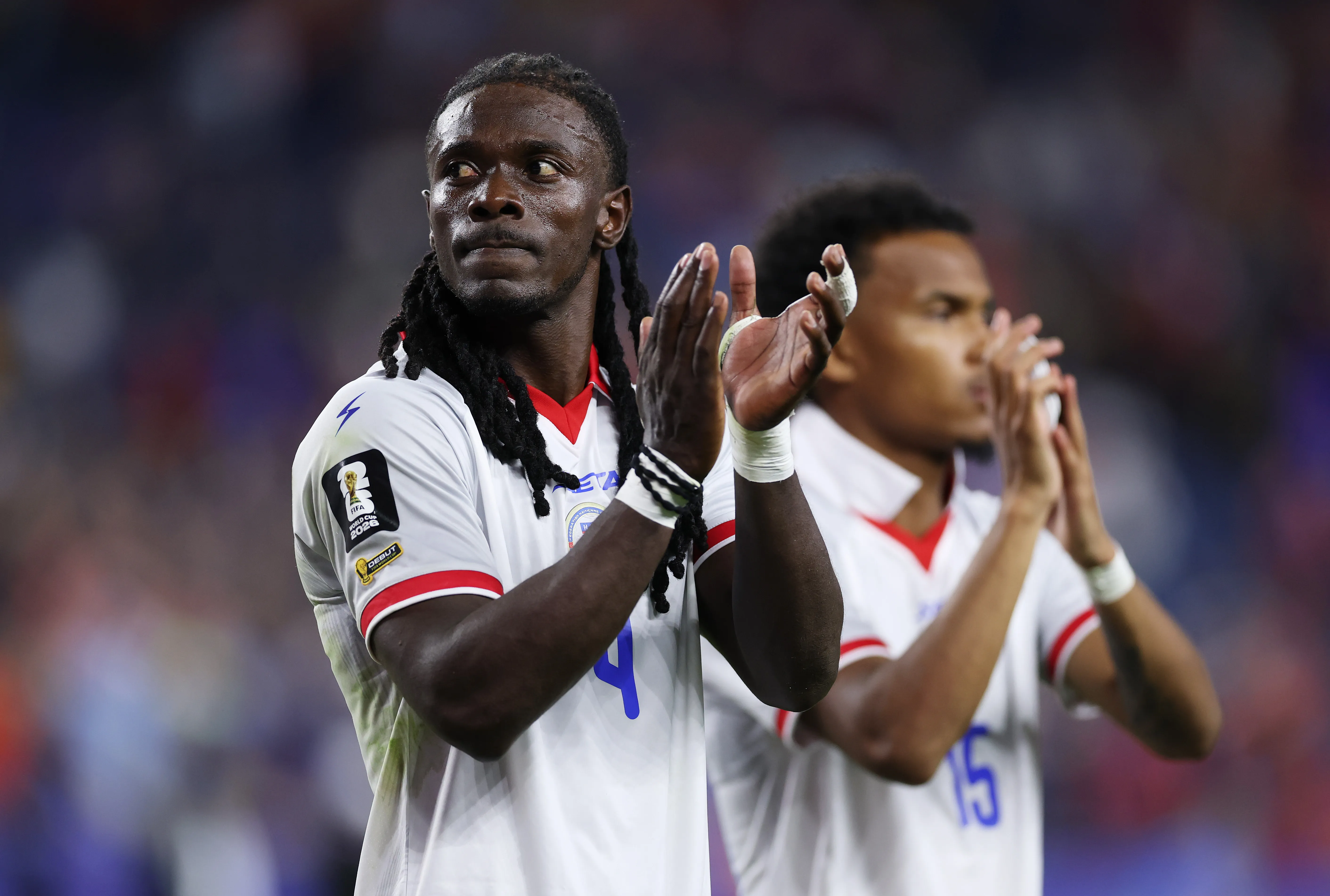 Ricardo Adé após partida entre Haiti e Escócia na Copa do Mundo de 2026. (Photo by Justin Setterfield/Getty Images)