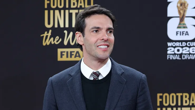 WASHINGTON, DC - DECEMBER 05: Kaka, FIFA legend poses on the red carpet prior to the FIFA World Cup 2026 Official Draw at John F. Kennedy Center for the Performing Arts on December 05, 2025 in Washington, DC. (Photo by Kevin Dietsch/Getty Images)