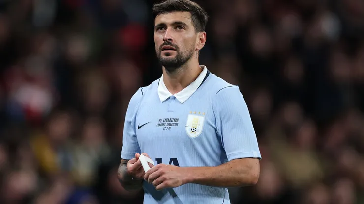 Arrascaeta, meia do Uruguai e do Flamengo. Foto: Justin Setterfield/Getty Images