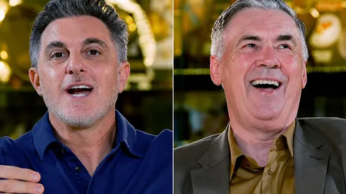 Huck defende Ancelotti, técnico da Seleção Brasileira Foto: Reprodução TV Globo