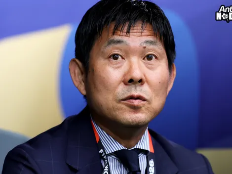 Hajime Moriyasu: placa improvisada chama atenção na Copa