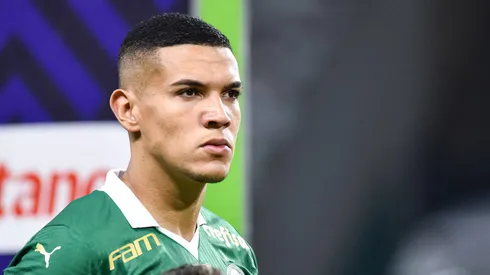 Kaiky Naves, jogador do Palmeiras, durante partida contra o Vitória no Allianz Parque, em São Paulo, válida pelo Campeonato Brasileiro Série A. (Foto: Roberto Casimiro / SPP)