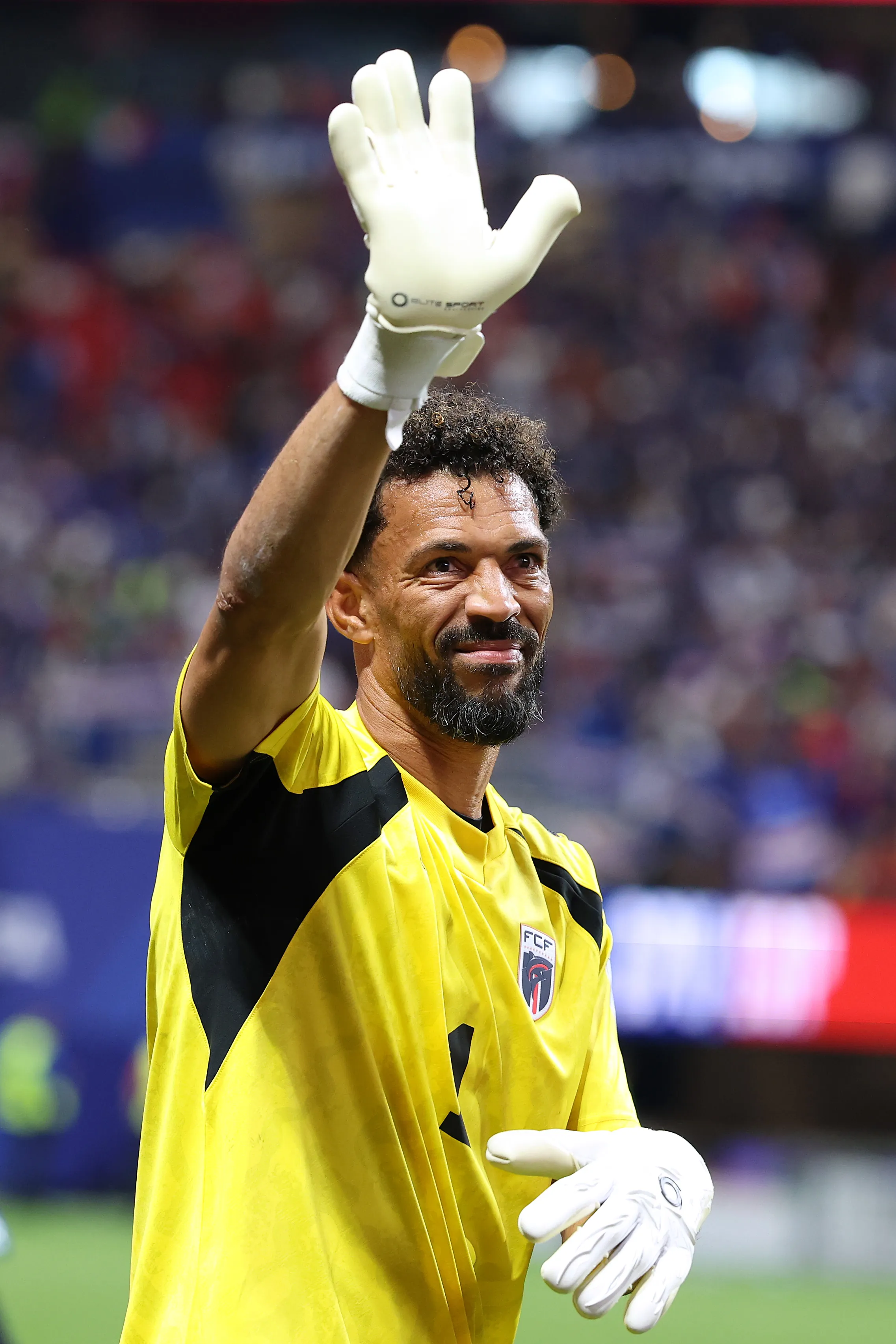 Vozinha durante partida entre Cabo Verde e Espanha na Copa do Mundo de 2026. (Photo by Florencia Tan Jun/Getty Images)