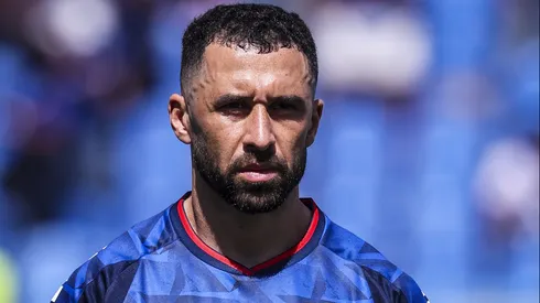 LISBON, PORTUGAL – MAY 31: Roberto Lopes of Cabo Verde during the international friendly match between Cabo Verde and Serbia at Estadio do Restelo on May 31, 2026 in Lisbon, Portugal. (Photo by Carlos Rodrigues/Getty Images)