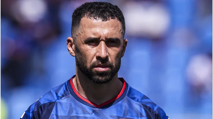 LISBON, PORTUGAL - MAY 31: Roberto Lopes of Cabo Verde during the international friendly match between Cabo Verde and Serbia at Estadio do Restelo on May 31, 2026 in Lisbon, Portugal. (Photo by Carlos Rodrigues/Getty Images)