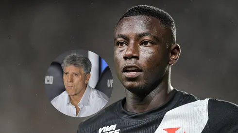 Marino Hinestroza jogador do Vasco durante partida contra o Chapecoense/Renato Gaúcho técnico do Vasco durante partida contra o Barracas Central (Imagem: Thiago Ribeiro/AGIF)