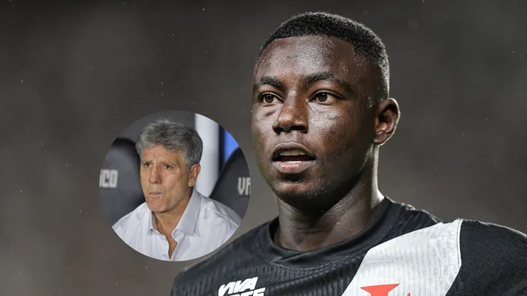 Marino Hinestroza jogador do Vasco durante partida contra o Chapecoense/Renato Gaúcho técnico do Vasco durante partida contra o Barracas Central (Imagem: Thiago Ribeiro/AGIF)