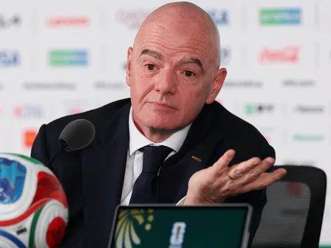 Infantino passou no vestiário do Irã