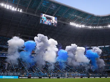 Arena do Grêmio ganha cores da Seleção durante o Mundial