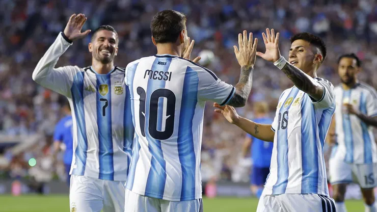 Argentina vai barrar devedores de pensão dos jogos da seleção na Copa do Mundo. Foto: Todd Kirkland/Getty Images