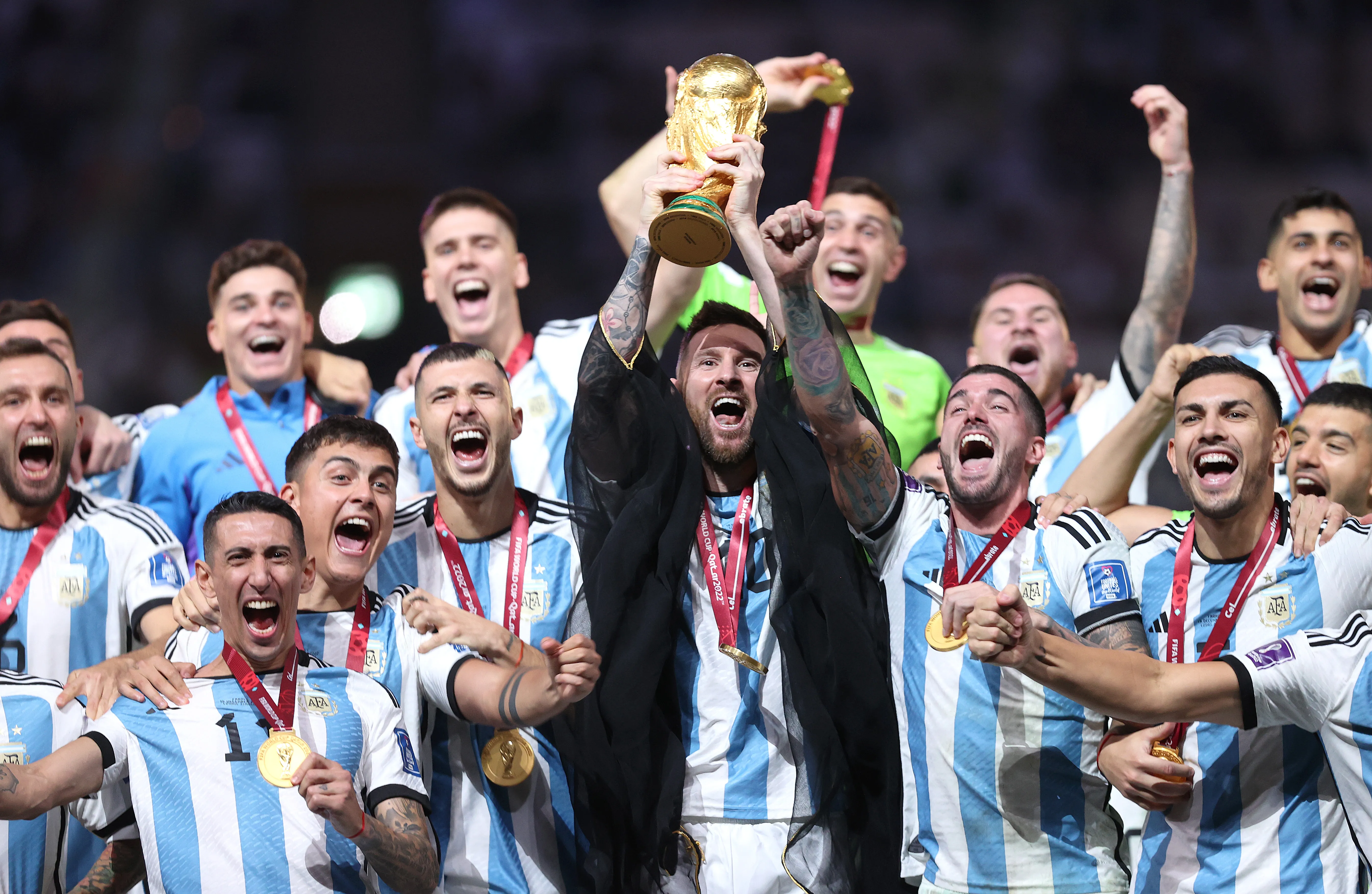 Argentina é a atual campeã da Copa do Mundo. Foto: Julian Finney/Getty Images