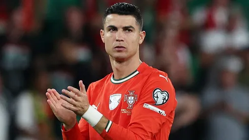 Cristiano Ronaldo durante partida entre Portugal e Hungria nas Eliminatórias para Copa do Mundo de 2026.