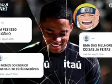 Torcida brasileira compara Endrick a Naruto