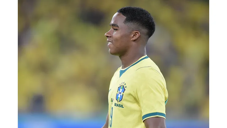 RJ - RIO DE JANEIRO - 31/05/2026 - AMISTOSO, SELECAO BRASILEIRA X PANAMA - Endrick jogador do Selecao Brasileira durante partida contra o Panama no estadio Maracana pelo campeonato Amistoso. Foto: Thiago Ribeiro/AGIF