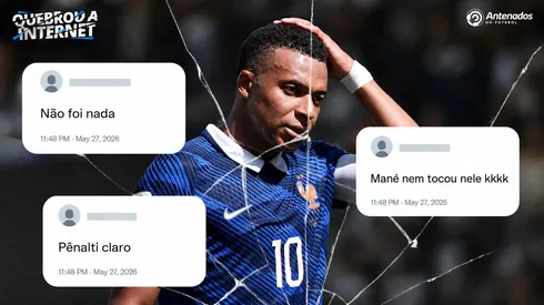 Mbappé durante confronto entre França e Senegal na Copa do Mundo de 2026.