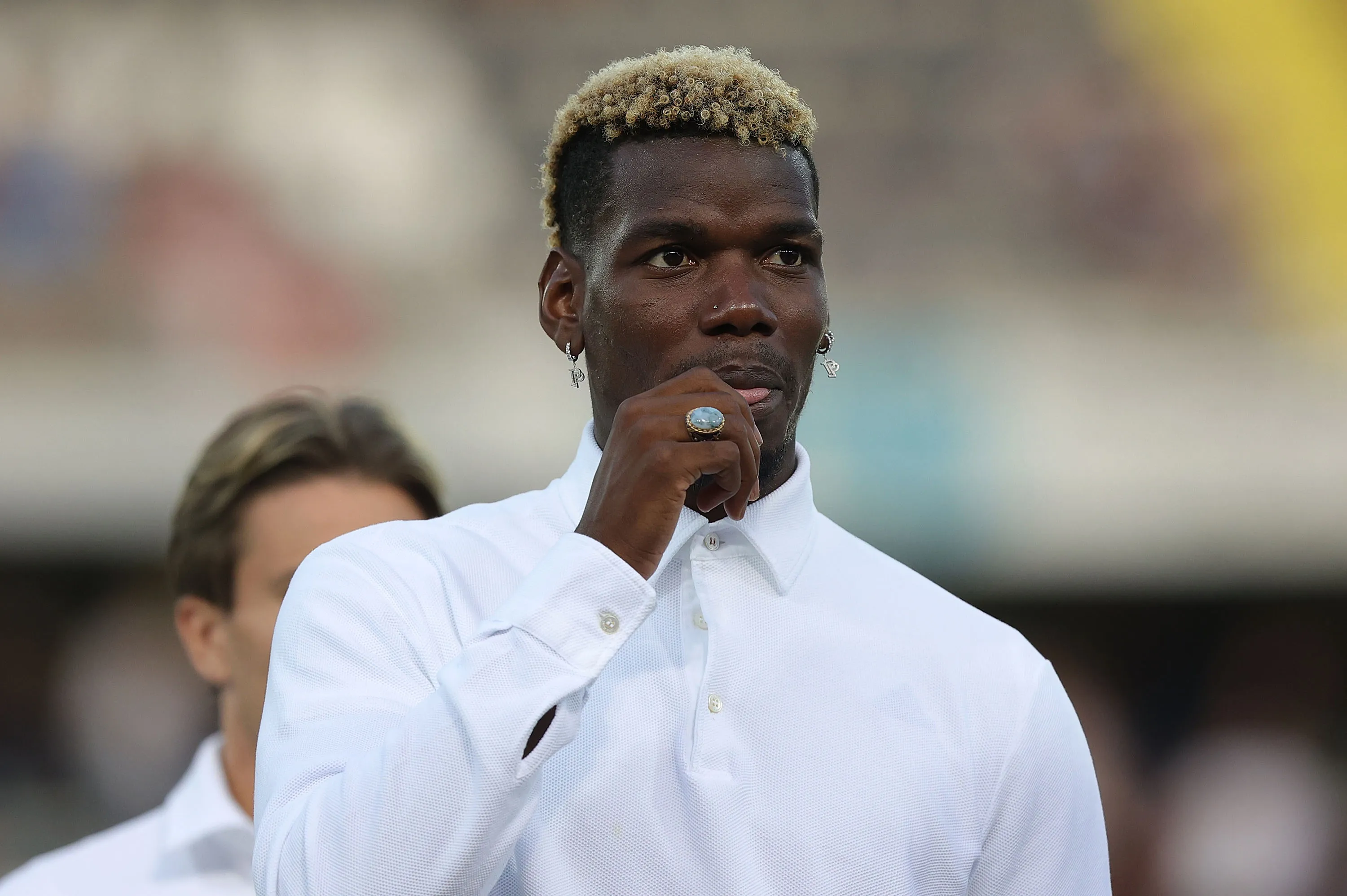 EMPOLI, ITALY – SEPTEMBER 3: Paul Labile Pogba of Juventus looks on during the Serie A TIM match between Empoli FC and Juventus at Stadio Carlo Castellani on September 3, 2023 in Empoli, Italy. (Photo by Gabriele Maltinti/Getty Images)
