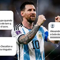 Messi perdeu a bola do jogo após hat-trick