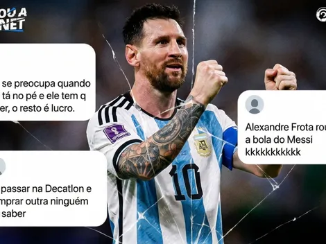 Messi perdeu a bola do jogo após hat-trick