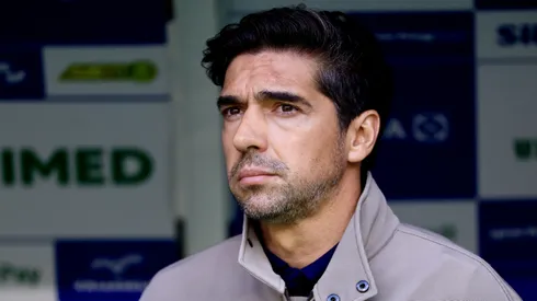 Abel Ferreira técnico do Palmeiras durante partida contra o Chapecoense no estádio Nubank Arena pelo campeonato Brasileiro A 2026. Foto: Marcello Zambrana/AGIF