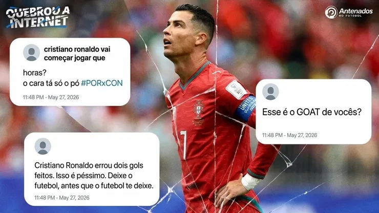 Cristiano teve atuação apagada na estreia da Copa - Foto: Molly Darlington/Getty Images.