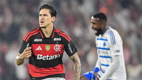 RJ – RIO DE JANEIRO – 11/03/2026 – BRASILEIRO A 2026, FLAMENGO X CRUZEIRO – Pedro jogador do Flamengo durante partida contra o Cruzeiro no estadio Maracana pelo campeonato Brasileiro A 2026. Foto: Thiago Ribeiro/AGIF