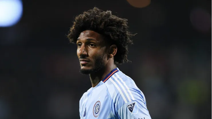 NEW YORK, NEW YORK - APRIL 18: Talles Magno #11 of New York City FC looks on against Charlotte FC during the second half at Citi Field on April 18, 2026 in New York, New York. (Photo by Caean Couto/Getty Images)