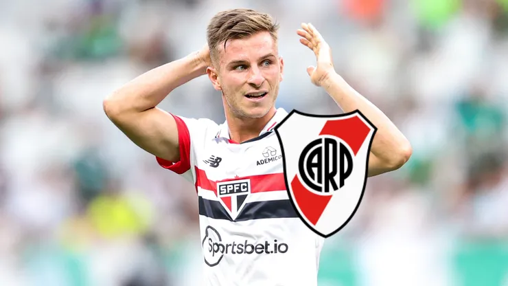 Galoppo jogador do São Paulo lamenta durante partida contra o Palmeiras no estádio Mineirão pelo campeonato Supercopa 2024. Foto: Gilson Lobo/AGIF