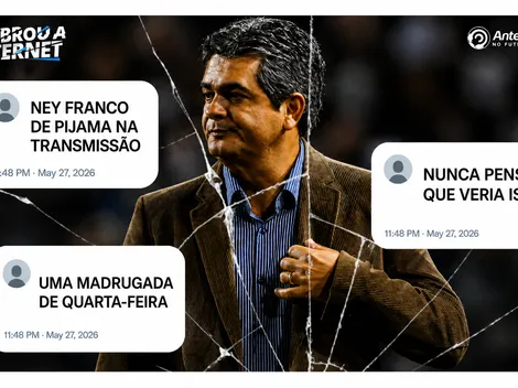 Ney Franco surpreende ao usar pijama em transmissão da Copa