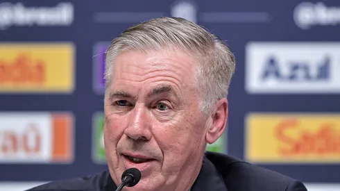 RJ – RIO DE JANEIRO – 18/05/2026 – COPA DO MUNDO 2026, CONVOCACAO DA SELECAO BRASILEIRA – Carlo Ancelotti, tecnico da selecao brasileira de futebol, anuncia convocacao dos 26 jogadores para a Copa do Mundo 2026, em coletiva no Museu do Amanha, nesta segunda-feira (18). Foto: Thiago Ribeiro/AGIF