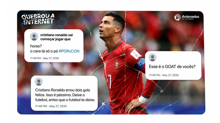 Cristiano teve atuação apagada na estreia da Copa - Foto: Molly Darlington/Getty Images.