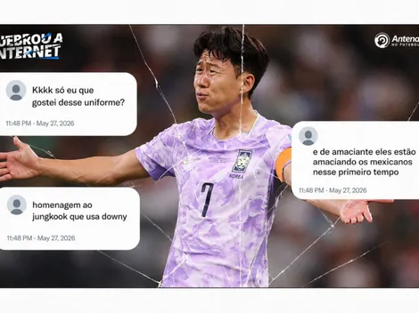 Coreia do Sul vira meme com uniforme contra o México