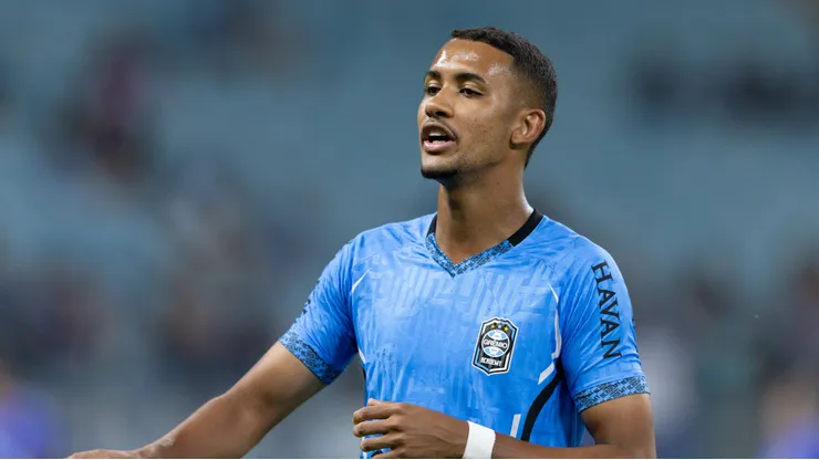 RS - PORTO ALEGRE - 12/03/2026 - BRASILEIRO A 2026, GREMIO X BRAGANTINO - Andre Henrique jogador do Gremio durante partida contra o Bragantino no estadio Arena do Gremio pelo campeonato Brasileiro A 2026. Foto: Liamara Polli/AGIF