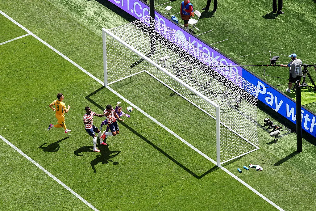 Segundo gol dos EUA contra a Austrália – (Photo by Alex Grimm/Getty Images)