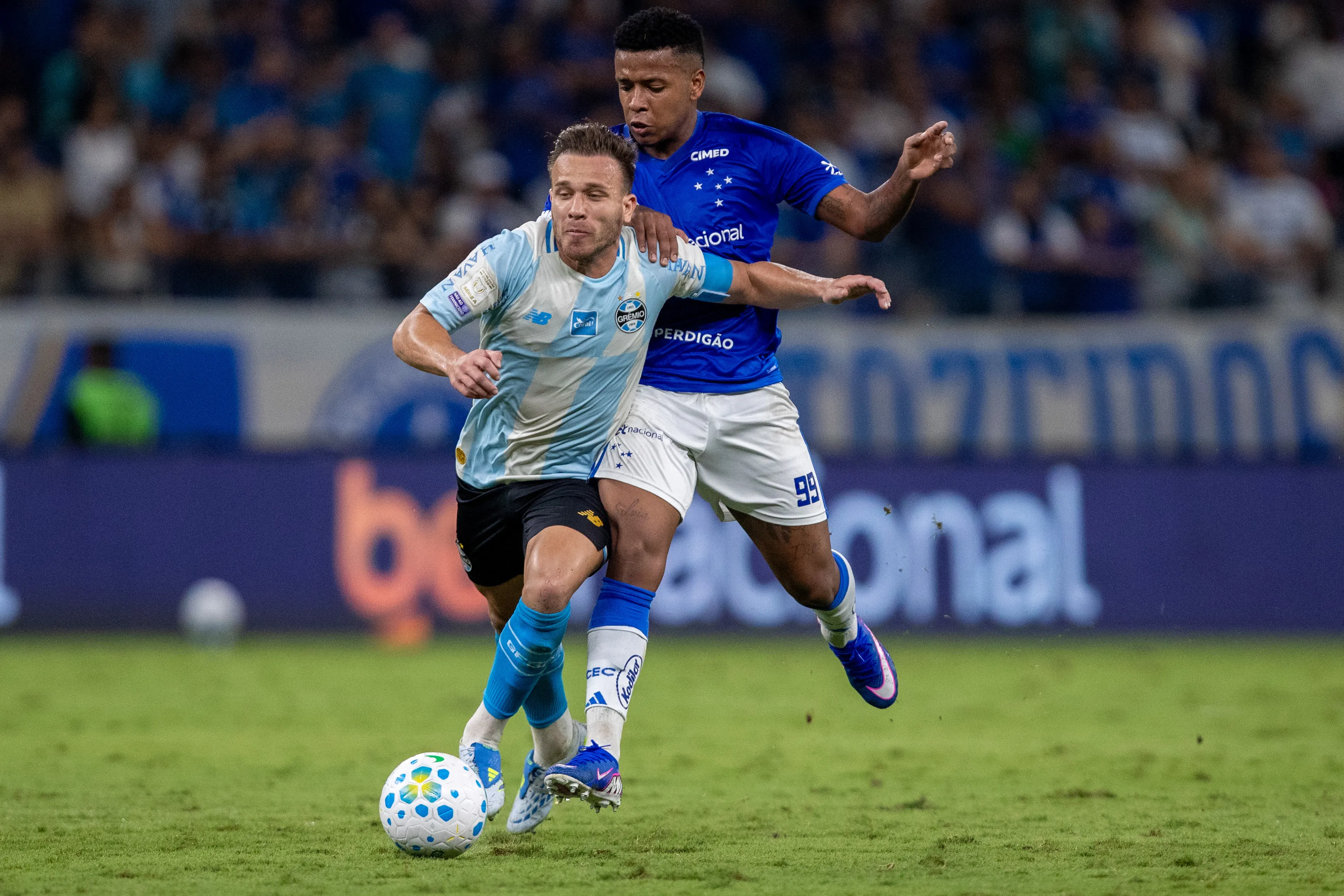 Arthur em Cruzeiro x Grêmio pelo campeonato Brasileiro A 2026. Foto: Fernando Moreno/AGIF