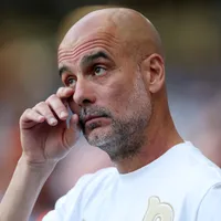 Guardiola é 'flagrado' assitindo Marrocos x Escócia in loco