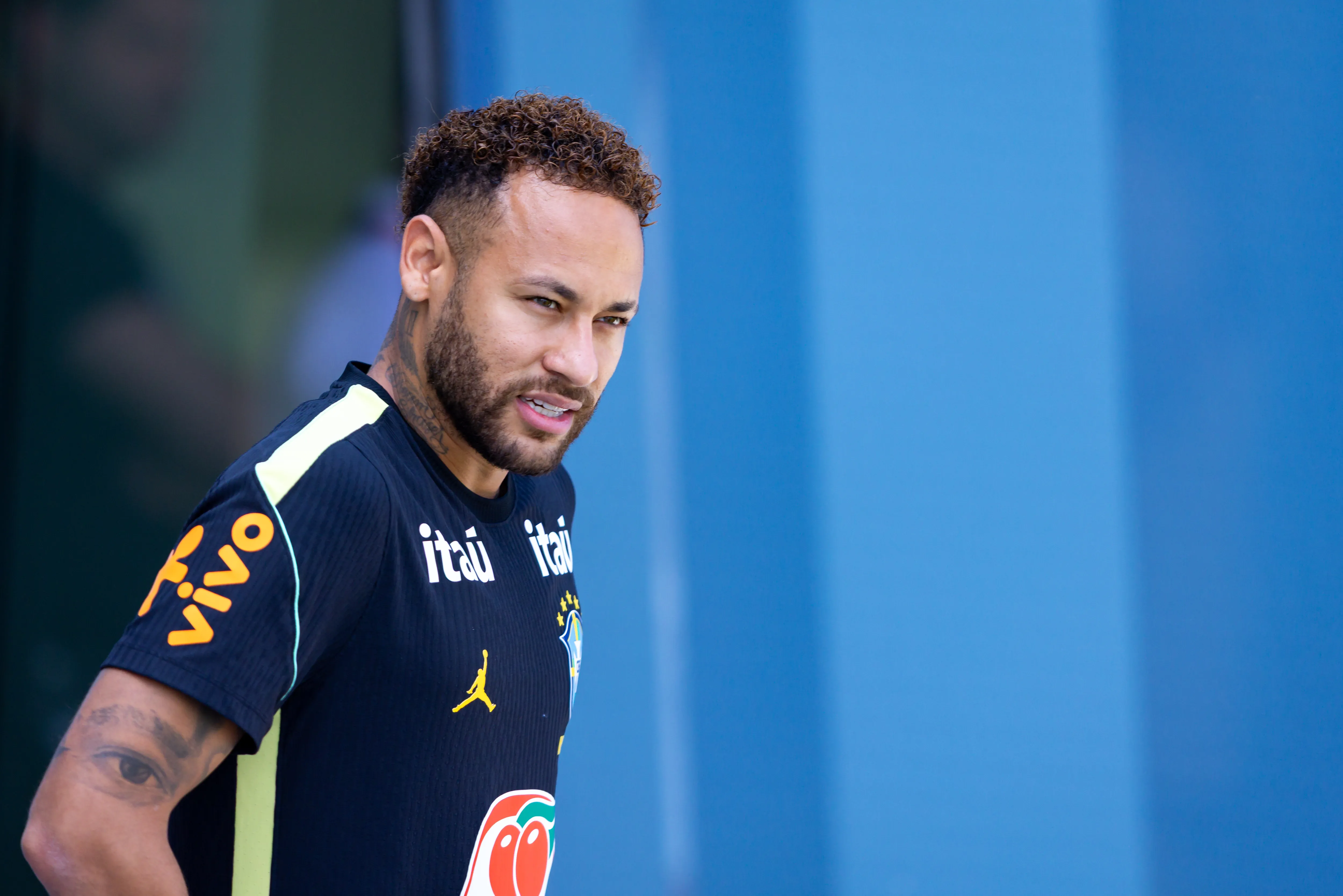 ESTADOS UNIDOS – NOVA JERSEY – 17/06/2026 – SELECAO BRASILEIRA, TREINO –  Neymar jogador do Selecao Brasileira durante treino no Centro de Treinamento CT Columbia Park. Foto: Rodolfo Buhrer/AGIF