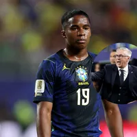 Endrick rasga elogios sobre relação com Ancelotti na Seleção Brasileira