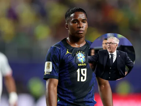 Endrick rasga elogios sobre relação com Ancelotti na Seleção Brasileira