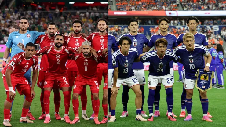 Tunísia x Japão marca milésimo jogo da Copa do Mundo na história. Fotos: Luke Hales e Francois Nel/Getty Images